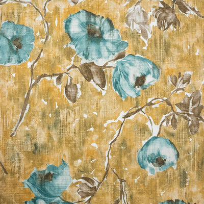 product image of Petunia Wallpaper in Petrol Honey  571