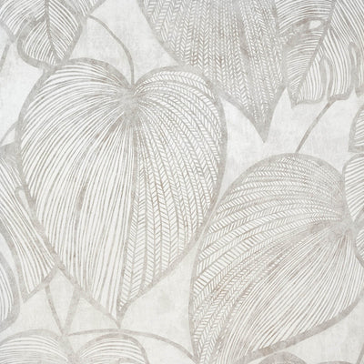 product image for Monstera Wallpaper in Mirror White  79