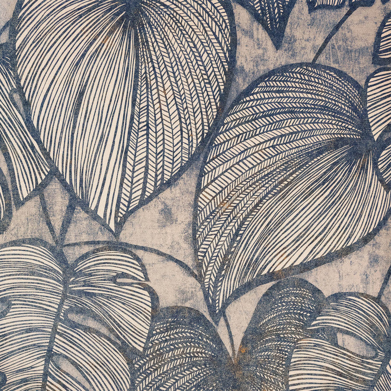 media image for Monstera Wallpaper in Navy Ash  285