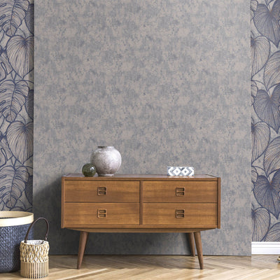 product image for Monstera Plain Wallpaper in Ash  63