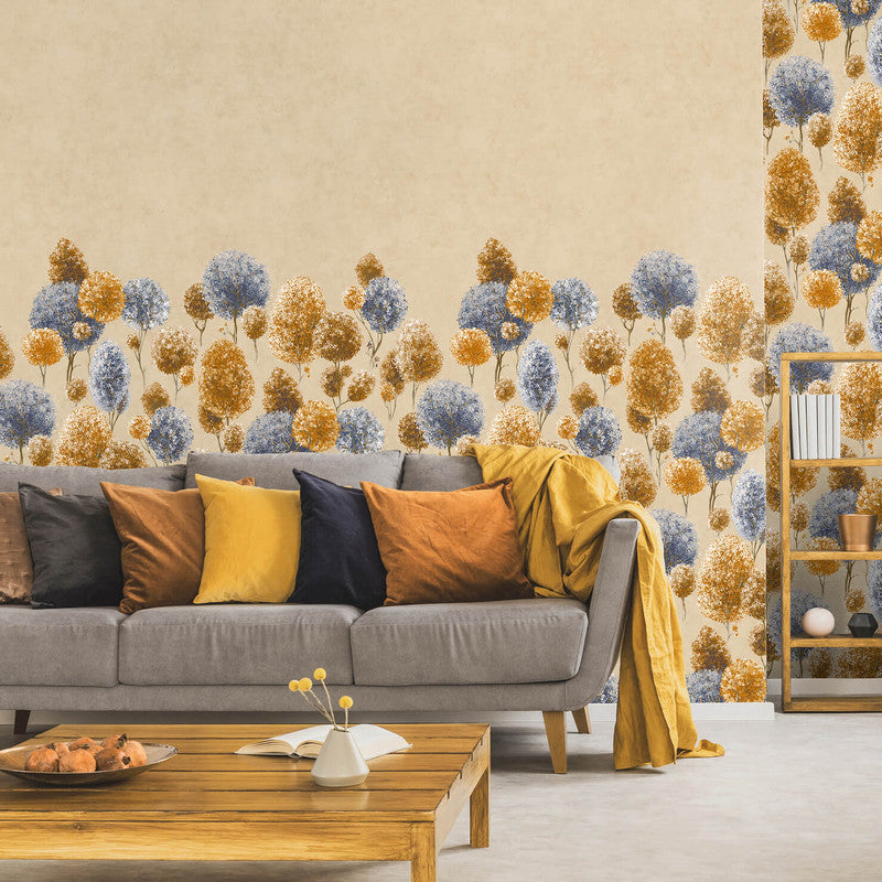 media image for Tilia Twinwall Wall Mural in Rust Peach  247