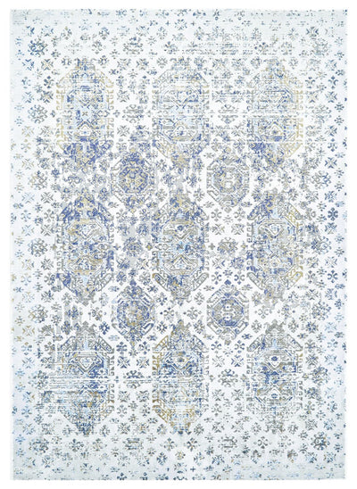 product image of Crowford White and Gold Rug by BD Fine Flatshot Image 1 548