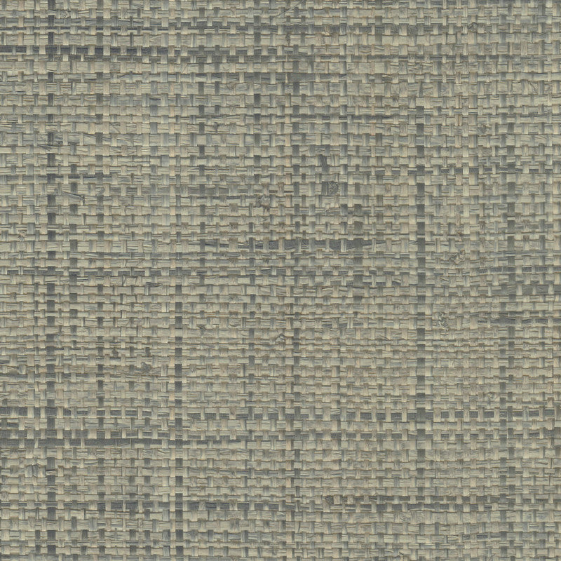 media image for Grasscloth Woven Crosshatch Wallpaper in Steel Blue/Navy 226