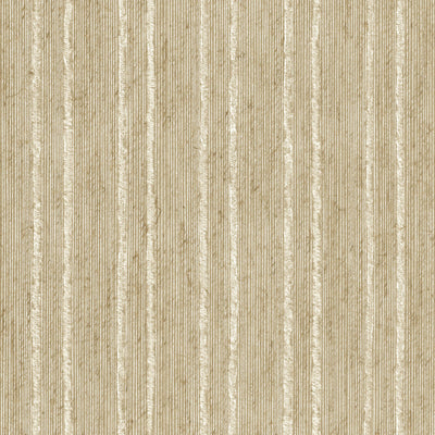 product image of String Alternating Stripe Textural Wallpaper in Beige/Tan 546