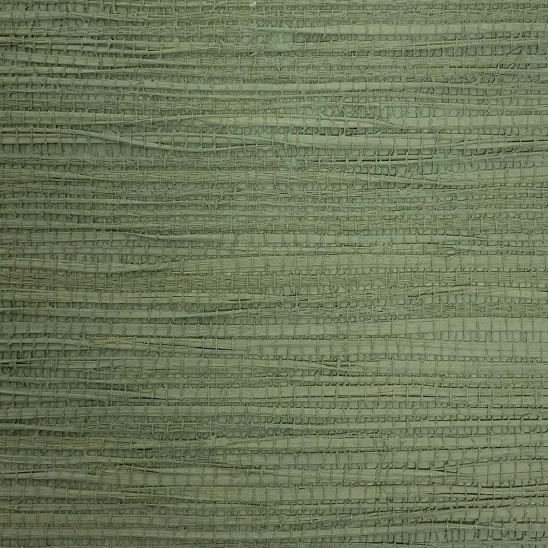 media image for Grasscloth Painted Wallpaper in Sage Green 264