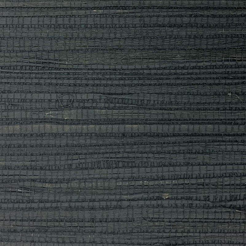 media image for Grasscloth Painted Wallpaper in Charcoal 220