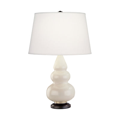 product image for small triple gourd bone glazed ceramic accent table lamp by robert abbey ra 254x 3 47