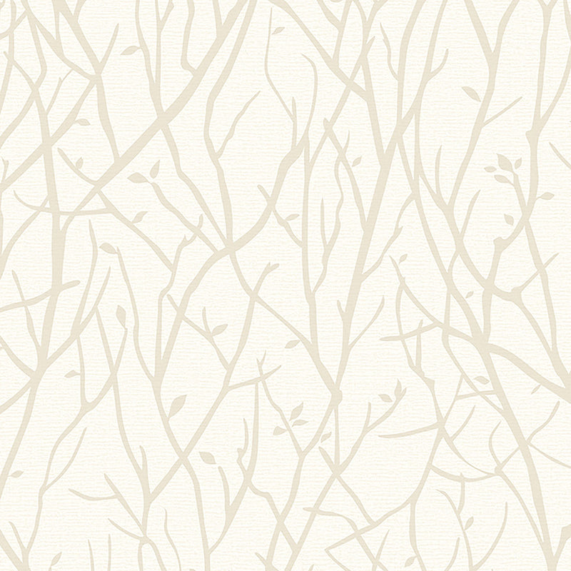media image for Kaden Ivory Branches Wallpaper from the Nature by Advantage Collection by Brewster Home Fashions 267