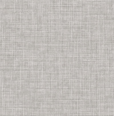product image of Mendocino Grey Linen Wallpaper 523
