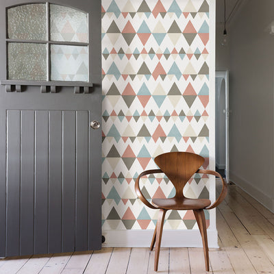 product image for Trilogy Coral Geometric Wallpaper 28