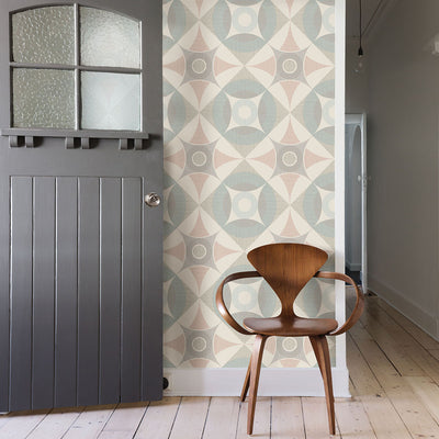 product image for Ellis Multicolor Geometric Wallpaper 40