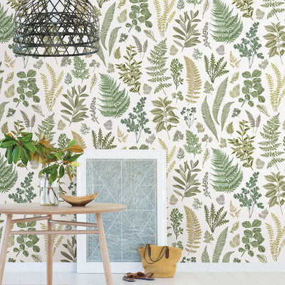 product image for Britta Green Herbs Wall Mural 59