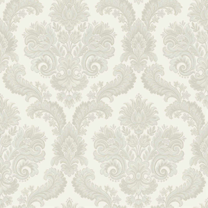 media image for Italian Style Damask Wallpaper in Beige/Cream 276