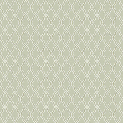 product image of Italian Style Geometric Wallpaper in Green 542