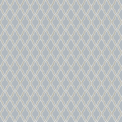 product image of Italian Style Geometric Wallpaper in Blue/Beige 576