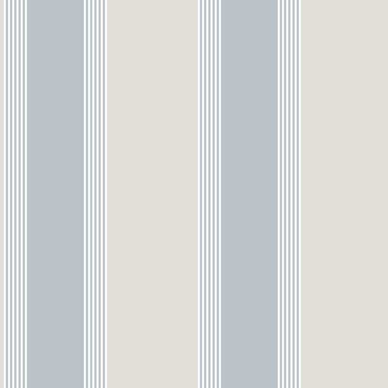 media image for Italian Style Stripe Wallpaper in Light Blue/Beige 213