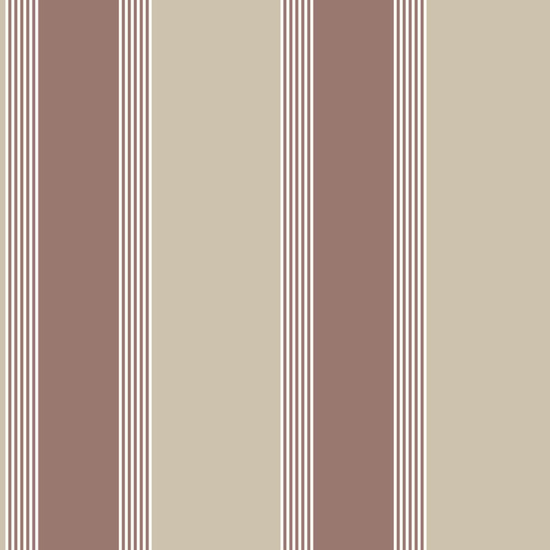 media image for Italian Style Stripe Wallpaper in Red/Beige/White 244