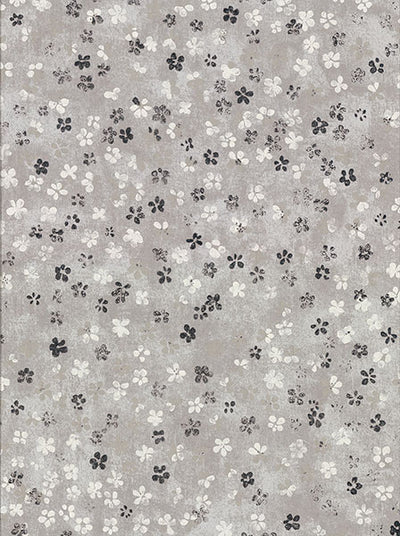 product image for Cosima Grey Miniature Floral Wallpaper 12