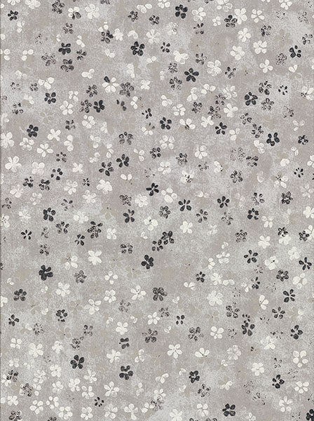 media image for Cosima Grey Miniature Floral Wallpaper 25