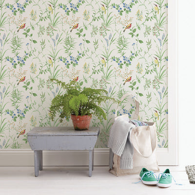 product image for Imperial Garden Green Botanical Wallpaper 20