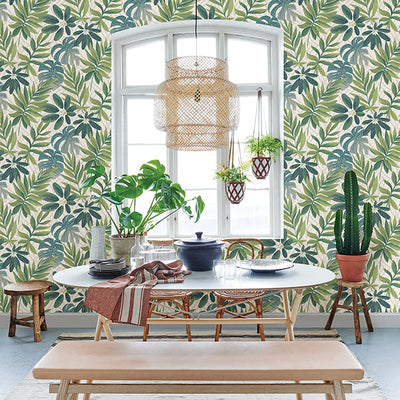 product image for Nocturnum Green Leaves Wallpaper 41