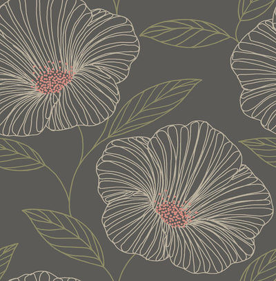 product image of Mythic Brown Floral Wallpaper 58