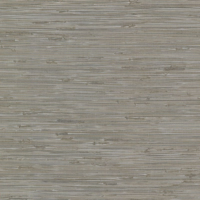 product image of Fiber Taupe Faux Grasscloth Wallpaper 545