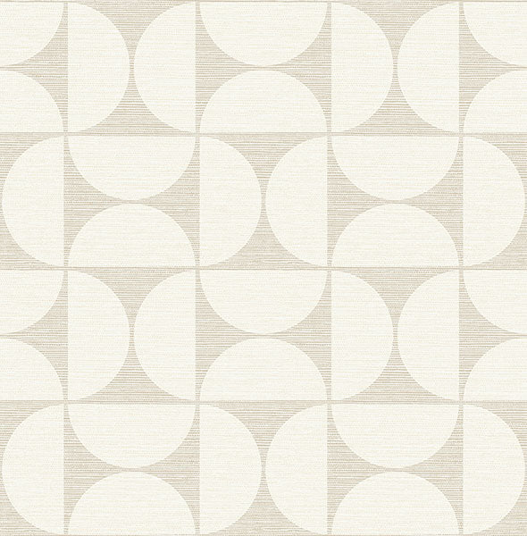 media image for Deedee Beige Geometric Faux Grasscloth Wallpaper 252