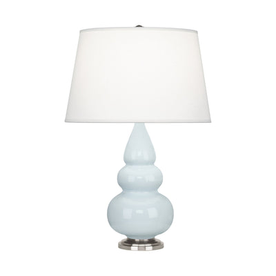 product image for small triple gourd baby blue glazed ceramic accent table lamp by robert abbey ra 251x 2 22