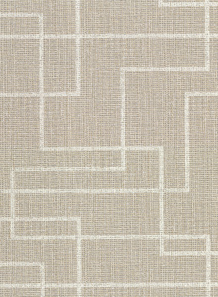 media image for Clarendon Brown Faux Grasscloth Wallpaper from the Main Street Collection by Brewster 270