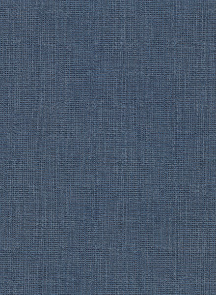 media image for Claremont Indigo Faux Grasscloth Wallpaper from the Main Street Collection by Brewster 280