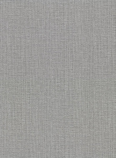 product image of Claremont Silver Faux Grasscloth Wallpaper from the Main Street Collection by Brewster 551