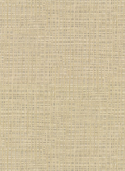 product image of Montgomery Khaki Faux Grasscloth Wallpaper from the Main Street Collection by Brewster 581