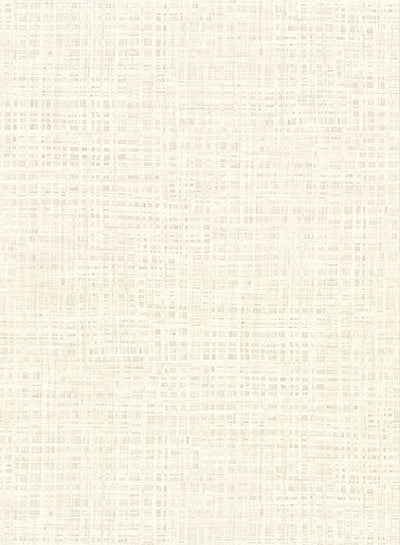 product image of Montgomery Off-White Distressed Faux Linen Wallpaper from the Main Street Collection by Brewster 510