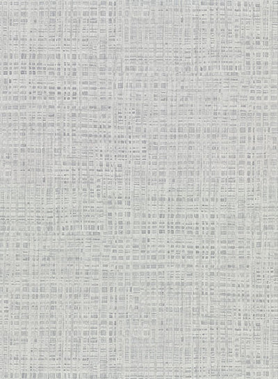 product image of Montgomery Grey Faux Grasscloth Wallpaper from the Main Street Collection by Brewster 52