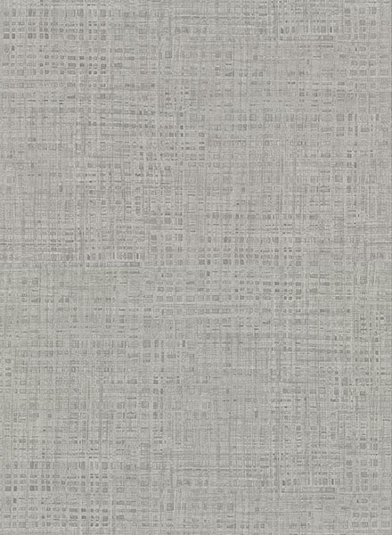 media image for Montgomery Pewter Faux Grasscloth Wallpaper from the Main Street Collection by Brewster 251