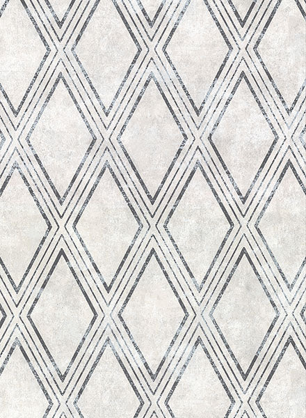 media image for Dartmouth Light Grey Faux Plaster Geometric Wallpaper from the Main Street Collection by Brewster 231