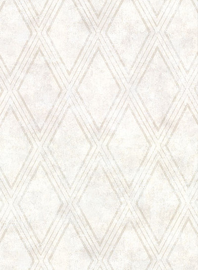 product image of Dartmouth Cream Faux Plaster Geometric Wallpaper from the Main Street Collection by Brewster 551