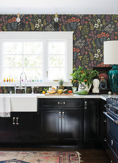 product image for Karina Charcoal Meadow Wallpaper 11