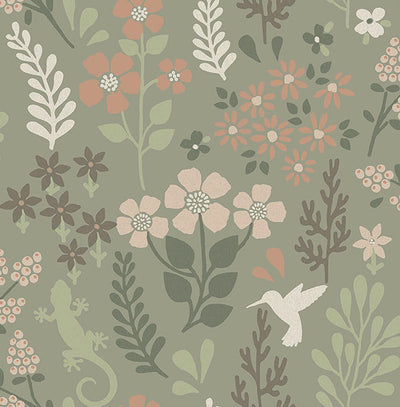 product image of Karina Green Meadow Wallpaper 598