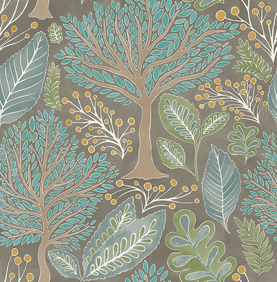 product image of Kiah Taupe Forest Wallpaper 572