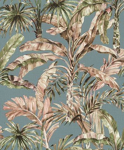 product image of Calle Light Blue Tropical Wallpaper 531