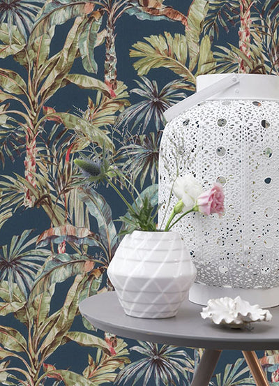 product image for Calle Blue Tropical Wallpaper 77