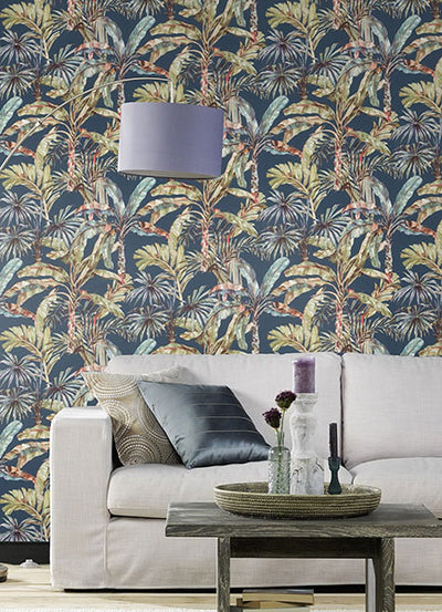 product image for Calle Blue Tropical Wallpaper 57