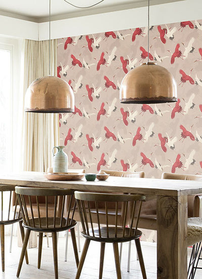 product image for Kusama Neutral Crane Wallpaper 79