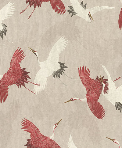 product image of Kusama Neutral Crane Wallpaper 590