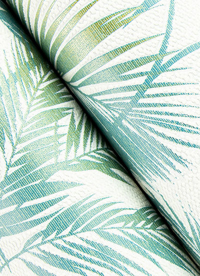 product image for Saura Teal Frond Wallpaper 69