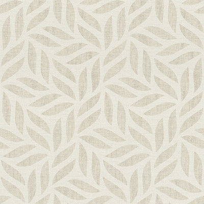 product image of Sagano Taupe Leaf Wallpaper 547