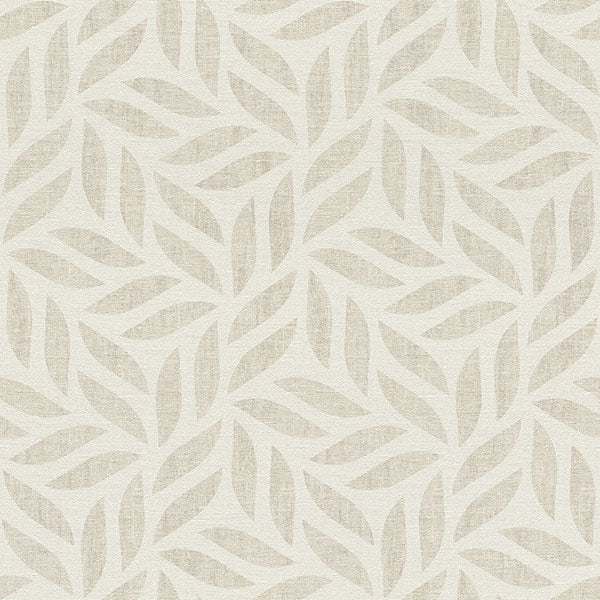 media image for Sagano Taupe Leaf Wallpaper 267