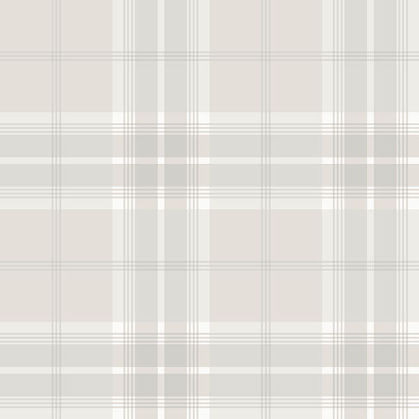 media image for Sala White Plaid Wallpaper 236